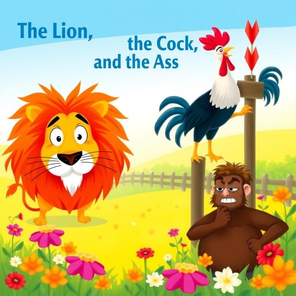The Lion, the Cock, and the Ass