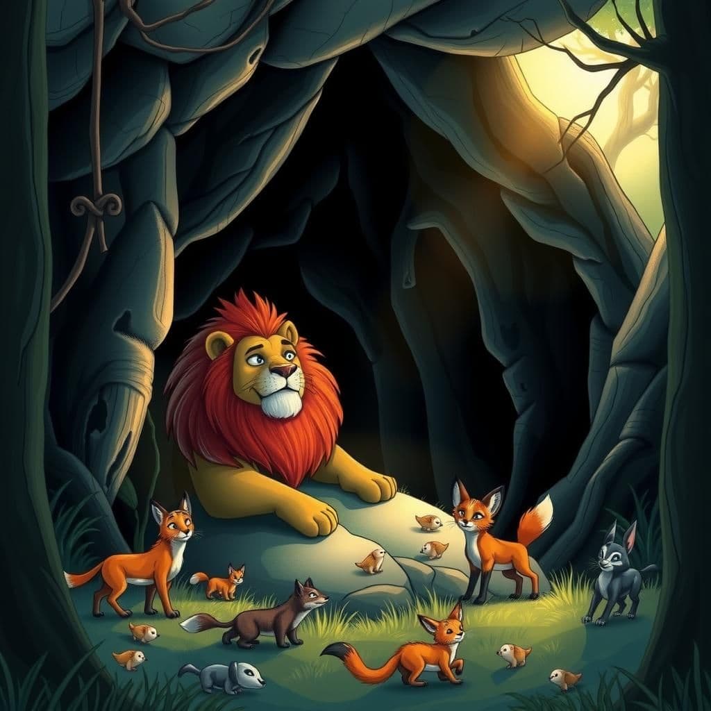 The Lion the Fox and the Beasts