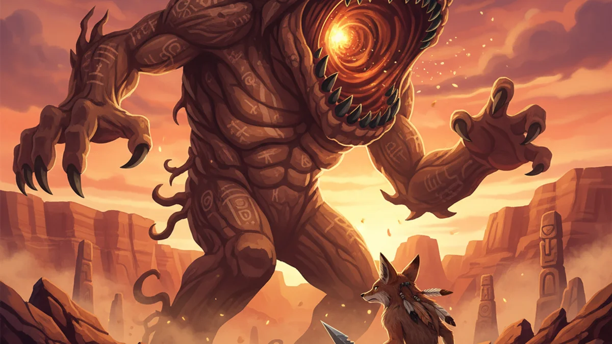 Coyote and the Monster