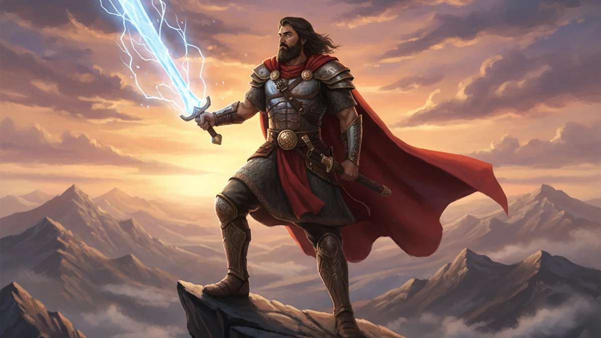 David of Sassoun - Hero Legends story illustration from Armenian Mythology