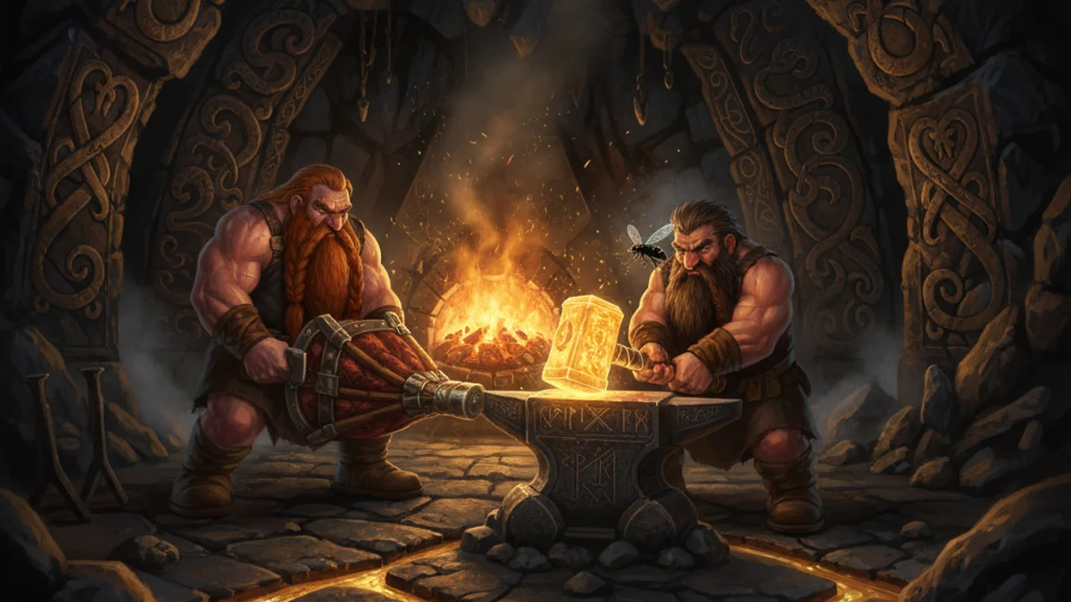 Loki and the Dwarves' Treasures