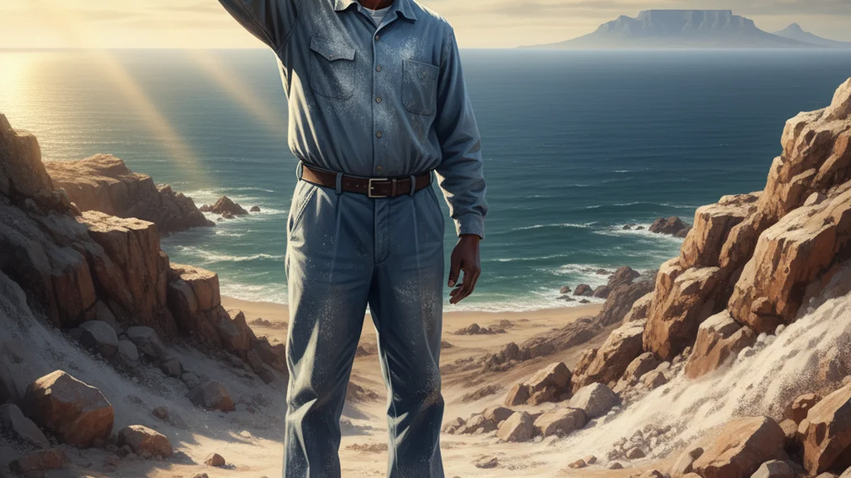 Illustration for Mandela on Robben Island - a tales of gandhi and martin luther king jr. Tales of Historical Figures story with moral lessons