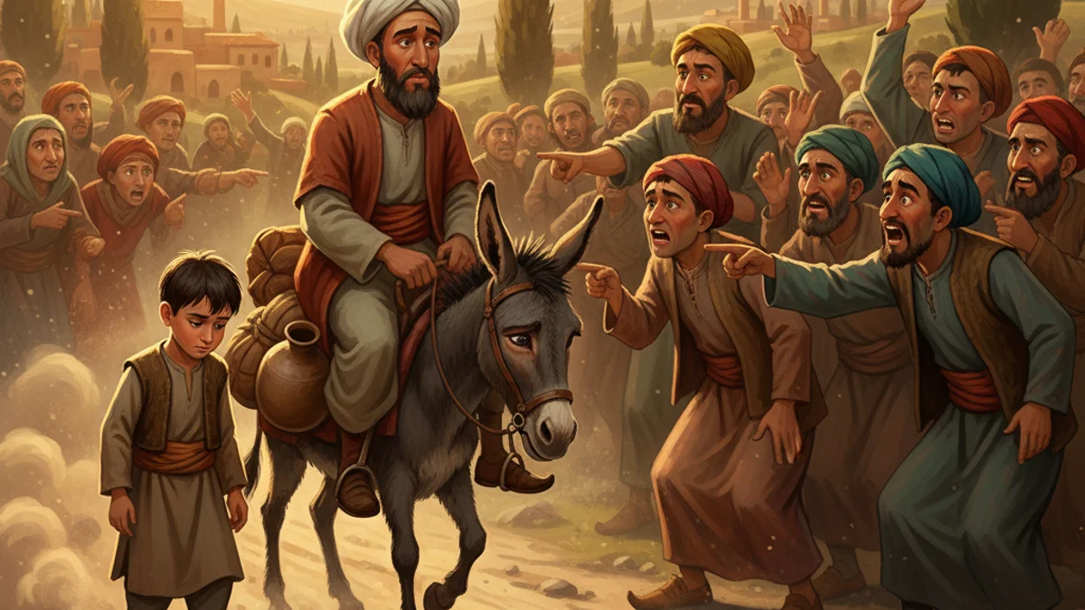 Nasreddin Hodja and the Donkey