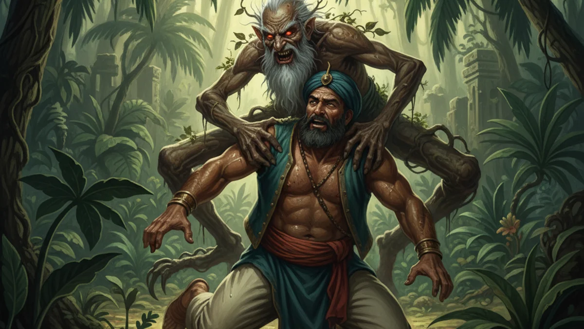 Sinbad and the Old Man of the Sea