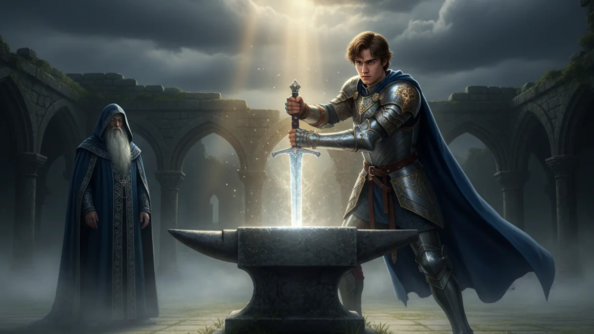 The Once and Future King - Stories of King Arthur story illustration from Arthurian Legends