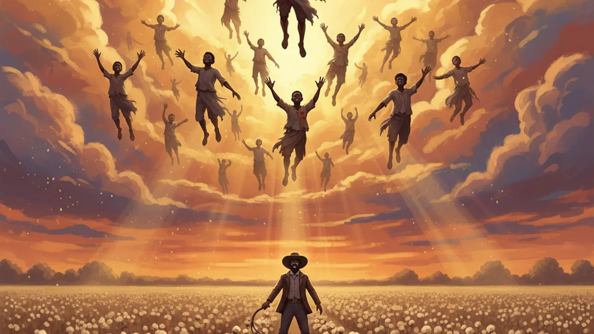 The People Could Fly - Folk Heroes story illustration from African-American Folklore