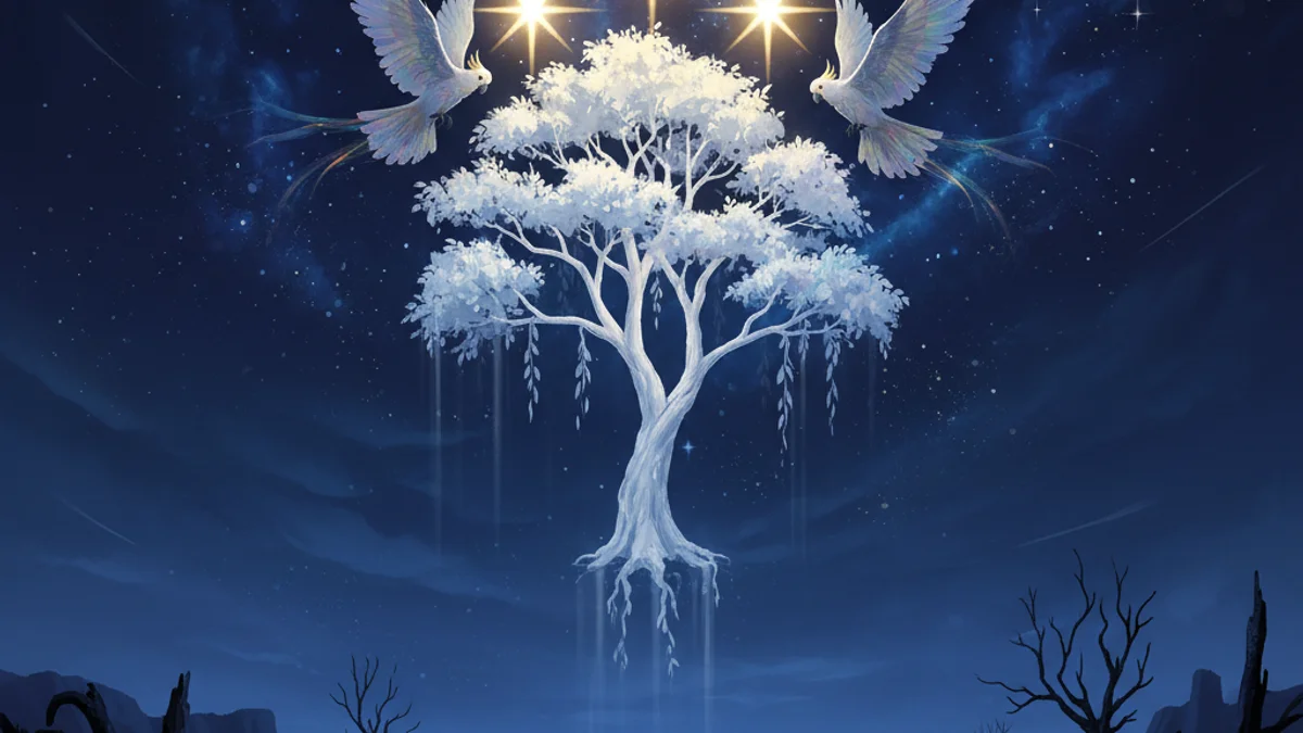 The Southern Cross Origins - Constellation Myths story illustration from Cross-Cultural Themes