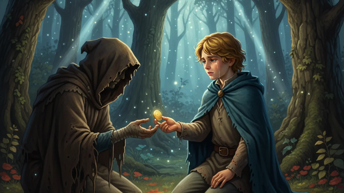 The Star-Child - Classic Tales story illustration from Oscar Wilde Fairy Tales