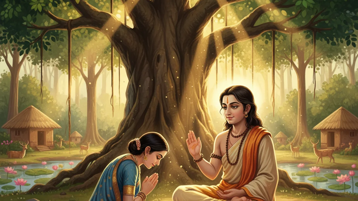 The Story of Kapila - Tales from the Bhagavata Purana story illustration from Hindu Puranas