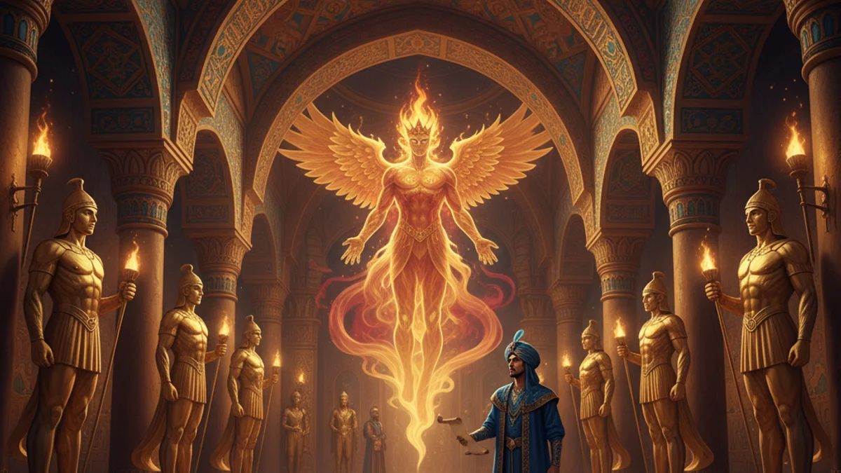 The Story of Prince Zeyn - Additional Tales story illustration from Arabian Nights