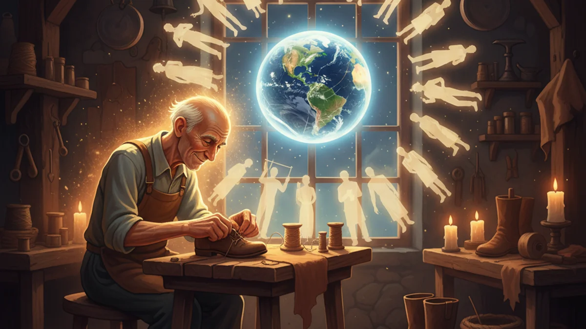 Illustration for The Thirty-Six Righteous - a talmudic stories Jewish Folklore story with moral lessons