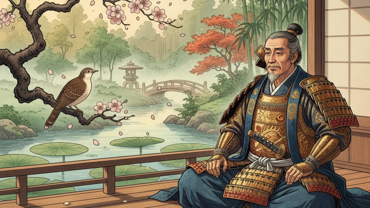 Illustration for Tokugawa Ieyasu's Patience - a samurai heroism Japanese Samurai Legends story with moral lessons