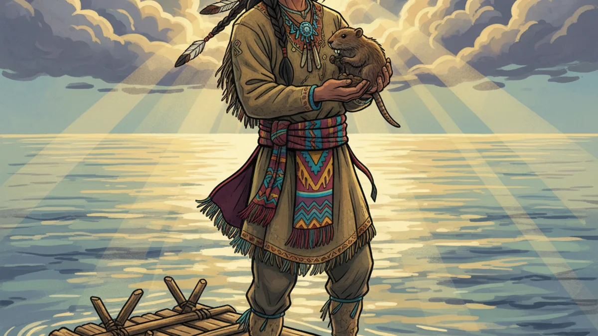 Wisakedjak Tales - Additional Tribes story illustration from Native American Legends