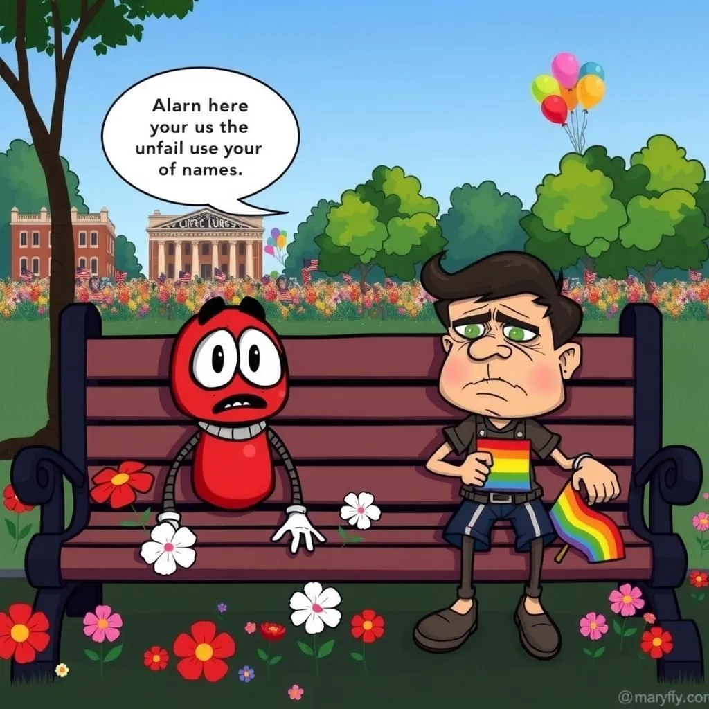 Allarme e Orgoglio - Aesop's Fable illustration featuring Allarme and  Orgoglio