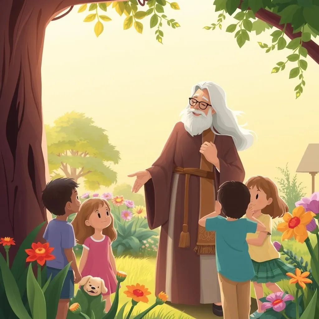 Un AErofobo - Aesop's Fable illustration featuring Divino and  Interrogatore