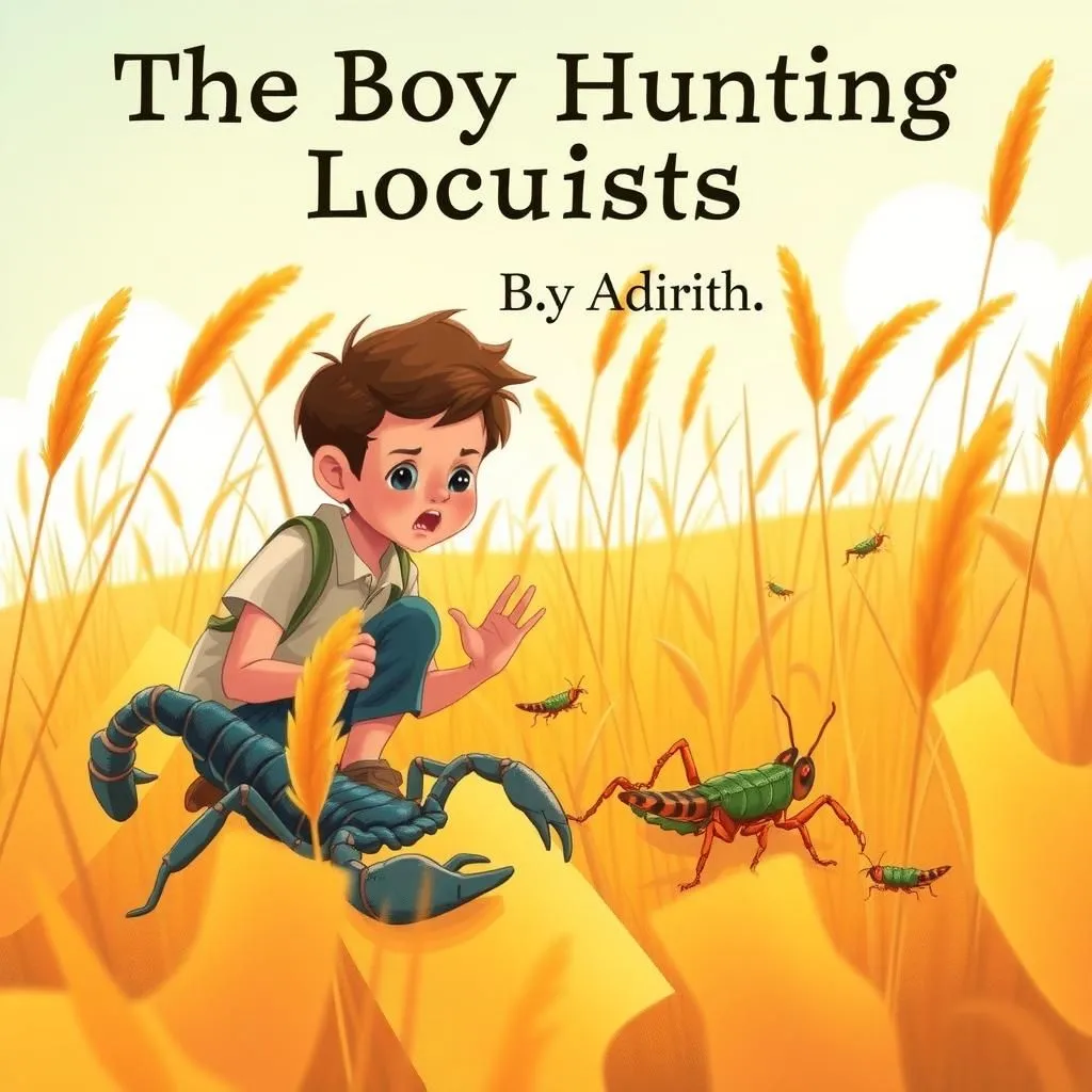The Boy Hunting Locusts - Aesop's Fable illustration featuring Boy and  Scorpion