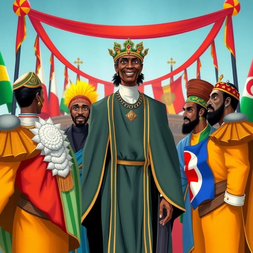 Il Bumbo di Jiam - Aesop's Fable illustration featuring Pahdour di Patagascar and  Gookul di Madagonia