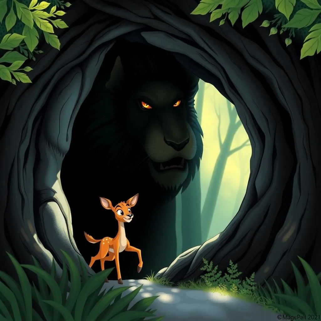 డో మరియు సింహం