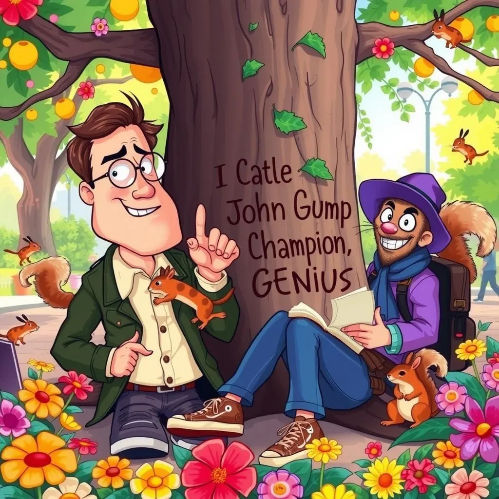 The Writer and the Tramps - Aesop's Fable illustration featuring Ambitious Writer and  Tramp